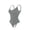 Blue, variant on ZQUUVOU Women's Tummy Control Bodysuit Thong Seamless Sleeveless Sculpting Snatched Waist Body Suit Camisole Shapewear Gray