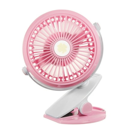 Clip on Desk Fan Cooler 360° Adjustable Mini Clip USB Cooling Fan For Summer Day Sleeping Baby Pram Table (Best Fan For Baby Room)