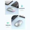thumbnail image 2 of Blasgw Wireless Charging Mute Bluetooth Mode Mouse Laptop 2.4G+BT5.2 Wireless Mouse Gray, 2 of 5