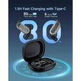 thumbnail image 4 of Real-Time Ai Translation Earbuds, Open-Ear Translator with Two-Way Language Translation, 144 Languages & Accents Earbuds Real Time (Black), 4 of 7
