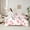 White Pink, variant on Homewish Kawaii Rabbit Child Bedding Comforter Set, Cute Bunnies Animal Lover King Bedding Sets, Blue Cartoon Theme Reversible Bed Sheets, Lightweight Room Decor