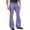 Purple, variant on Male Fashion Casual Solid Color Pocket Suit Pant Bell Bottoms Casual Pants Men'S Casual Pants White M