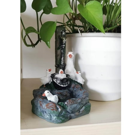 Omexry Lightning Deals of Today Prime,Resin- Family Patio Garden Decoration Garden Statue muticolor