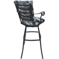 thumbnail image 2 of Aluminum Outdoor Indoor Counter Stool 26"-Jenna PBArms-Craft Flint Fabric - Gray, 2 of 4