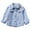 Blue, variant on larppty Girl's Jean Jacket Cute Embroidery Denim Jackets Long Sleeve Button Down Spring Fall Outerwear (Blue,18-24 Months)