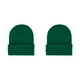 thumbnail image 1 of Minnieouse Beanie Hat Gorros de punto Unisex Autumn Skullcap Headgear Hilo Casual Accesorios para el cabello para deportes al aire libre Verde Pasto verde 2piezas, 1 of 6