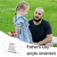 thumbnail image 7 of Guiexla Best Dad Acrylic Decoration Thank You Dad Puzzle Home Office Desktop Ornament Father-in-law Stepfather Father's Day Birthday Festival Gift, 7 of 7