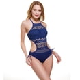 thumbnail image 4 of Traje de baño de una pieza, traje de baño de bikini hueco de encaje sexy europeo y americano, 4 of 5