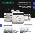 thumbnail image 2 of RAIGEN Lightning Arrestor for N-Type Male to N-Type Female Antennas Surge Protector 50 Ohm Coaxial with 90V Gas Tube, 2 of 7