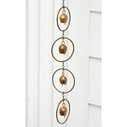 Copper Bell Rain Chain for Outdoors, Backyards, Patios and Lawns
