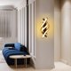 thumbnail image 5 of Lámpara de pared LED espiral de luz nocturna de dormitorio 3000K 1280LM moderna para sala de estudio en el hogar, 5 of 7