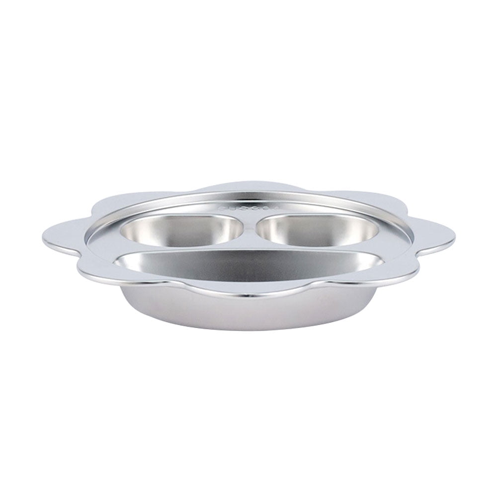Plate Divided Dinner Traystainless Steel Serving Trays Plates Lunch