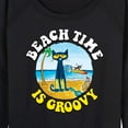 thumbnail image 3 of Pete The Cat - Beach Time Is Groovy - Women's Lightweight French Terry Long Sleeve Shirt, 3 of 6