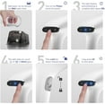 thumbnail image 6 of Upgrade Steamer for Clothes,1500W Portable Handheld Garment Steamer with Smart LCD, 15s Quick Heat, 300ml Tank, Fabric Brush, Auto-Off, 6 of 7