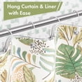thumbnail image 7 of Bathway White Shower Curtain Hooks, 12PCS Minimalist Simple Double Shower Curtain Rings, Rust-Resistant Metal Shower Hooks Shower Curtain Hangers, Shower Rings for Bathroom Shower Rods Curtains, 7 of 7