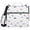 Helicopter and Cloud, variant on 3 Ring Zipper Binder with Shoulder Strap Waterproof Trapper Keeper 2 Inch D-Ring 500 Sheets Capacity Blue Butterflies and Flowers