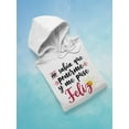 thumbnail image 3 of Wearing Happiness Hoodie Women -Smartprints Designs, Female x-Large, 3 of 4