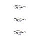 thumbnail image 4 of Minnieouse TR90 Ultralight Anti Blue-Ray Gafas de lectura Anti Blue Light Gafas presbiópicas Hyperopia Eyewear Readers +1.5 2.5 3.5 Type4 NO4 Minnieouse CBP074329, 4 of 6