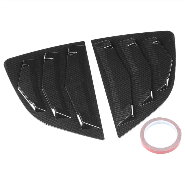 Par de molduras de cubierta de ventilación de rejilla de ventana lateral de coche para HONDA FIT 2014-2018 (fibra de carbono) Jadeshay A