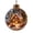 A, variant on Clear Acrylic Christmas Snow Globe Ornament, 2D House Scene Ball Pendant for Holiday Tree Decor.