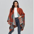 thumbnail image 3 of CoCopeaunt Women Pattern Shawl Warm Long Sweater Open Front Cardigan Coat Cape Wraps Retro Winter Scarf Blanket, 3 of 5