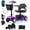 Purple, variant on Upgrade Mobility Scooter Lightweight Foldable,All Terrain Mobility Scooters for Seniors & Adults,Arshin 300lbs Electric Wheelchair Strong Device for Travel,2 Batteries,Variable Speed