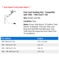 thumbnail image 2 of Fuel Level Sending Unit - Compatible with 1980 - 1984 Ford F-150 1981 1982 1983, 2 of 2