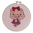 thumbnail image 2 of Abbracc Pig Pattern Punch Needle Starter Punch Needle Embroidery DIY Needlecraft, 2 of 9