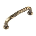 thumbnail image 3 of Utopia Alley 25pcs Riga Pull Handle - Decorative Cabinet Drop Pull Handles- Vintage Cabinet Hardware with Hand Finished Antique Brass - Metal Drawer Pull Handle, 3.75" Center to Center, 3 of 9