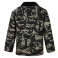 thumbnail image 6 of Xunlbb Men Jacket Winter Clearance, Men Winter Casual Camouflage Hooded Zipper Pockets Long Sleeve Cardigan Coat Parkas M-XL, 6 of 7
