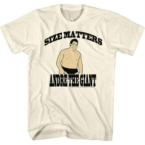 Andre The Giant Size Classic Natural T-Shirt