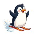 thumbnail image 5 of cartoon Penguin Stickers, Waterproof Penguin Sticker for Water Bottle Laptop Phone Cases Planner Skateboard Luggage Helmet Party Favor Decor, Ideal for Adults Teens Teacher Rewards, 5 of 9