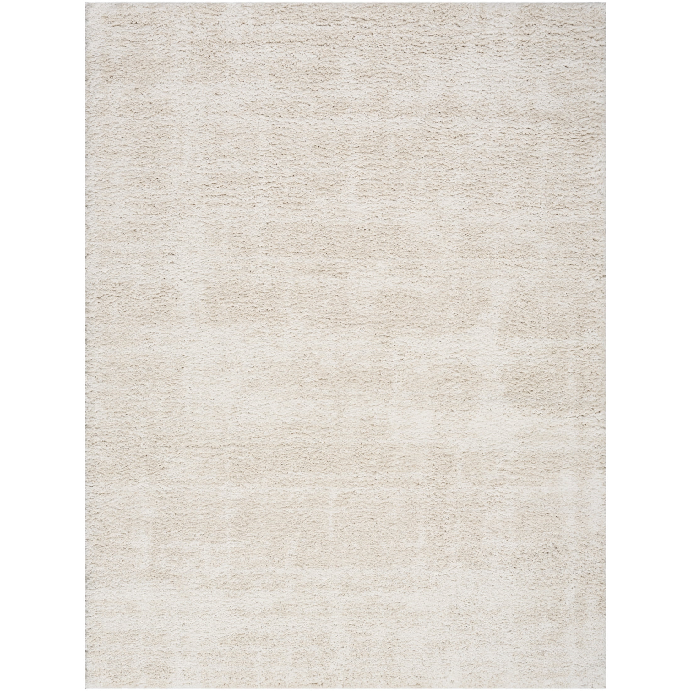 Nourison Modern Shag 3'11" x 5'11" Ivory Beige Modern Indoor Rug