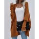 thumbnail image 4 of Suéter Abierto Frontal Para Mujer, Puños Ajustados, Prendas De Vestir De Punto De Tacto Suave Y Cálido, Manga De Murciélago De Color Puro Para Invierno Y Primavera, 4 of 7
