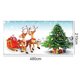 thumbnail image 3 of Poliéster de decoración de puerta de garaje de Navidad para decoración del hogar (alce de árbol de Navidad) Ehuebsd libre de BPA, 3 of 8