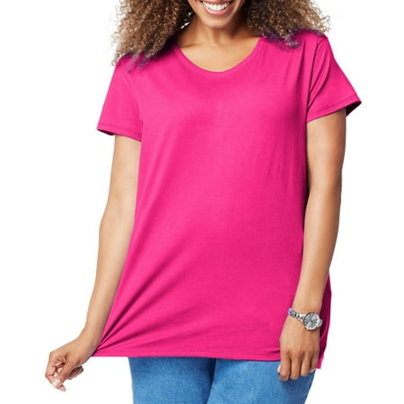 Just My Size  Women s Plus  Size  Short Sleeve Tee  Walmart  com Just My Size  Women s Plus  Size  Short Sleeve Tee  Walmart  com