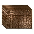 thumbnail image 2 of FASÃ„DE Traditional Style/Pattern 1 Decorative Vinyl 18in x 24in Backsplash Panel in Oil-Rubbed Bronze (5 Pack), 2 of 15