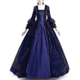 thumbnail image 2 of Robe Rétro de Fête Princesse Cosplay en Dentelle Longueur au Sol, 2 of 6