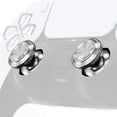 thumbnail image 3 of eXtremeRate Custom Silver Metal Thumbsticks Replacement Aluminum Analog Stick Joystick for PS5 BDM 010/020/030/040, 3 of 6