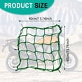 thumbnail image 4 of Huggegwe Filet de Chargement pour Moto, 15.7"x15.7 Pouces Filet Élastique Robuste avec 6 Crochets en Plastique Réglables, Filet de Rangement Haute Élasticité pour Casque de Moto, Compatible avec Moto, U2537-6243, 4 of 7