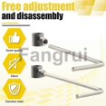 thumbnail image 2 of For 50pcs 3mm wire rope clamp for cable fastener clip adjustable screw copper metal fixture sling fi, 2 of 5
