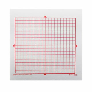 ZQRPCA - Laminated Blank - 24 x 36 - Large Graph Paper 1 and 1/5 Ruled  (GP5-24x36) 