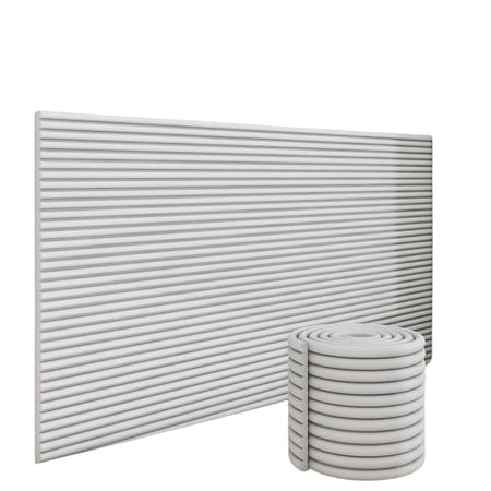 Wall Mats for Padding Wall Padding Panels Safe Collision Prevention Suitable for Bedroom Kindergarten 7.9 x 78.7 - (Light Gray)