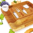 thumbnail image 6 of NutriChef PKCZBD10 Bamboo Cheese Cutting Board, 6 of 9