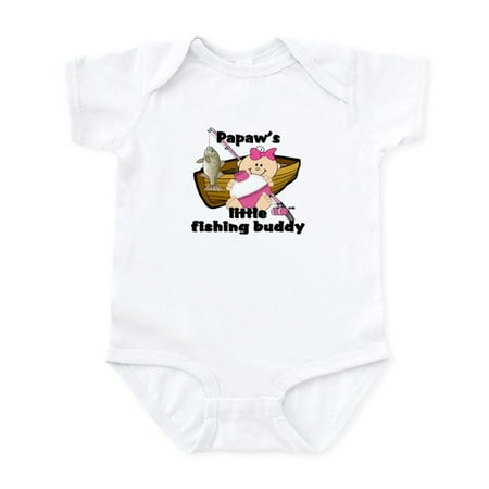 

CafePress - Papaw s Fishing Buddy Infant Bodysuit - Baby Light Bodysuit Size Newborn - 24 Months