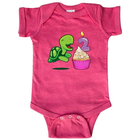 

Inktastic 2nd Birthday Turtle Gift Baby Boy or Baby Girl Bodysuit
