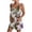 Yellow, variant on Kmdttou 2025 New Fashion Women's Summer Comfortable Casual Suspender Printing Shorts Pocket Jumpsuit Shorts with Pockets Clothes on Clearance!