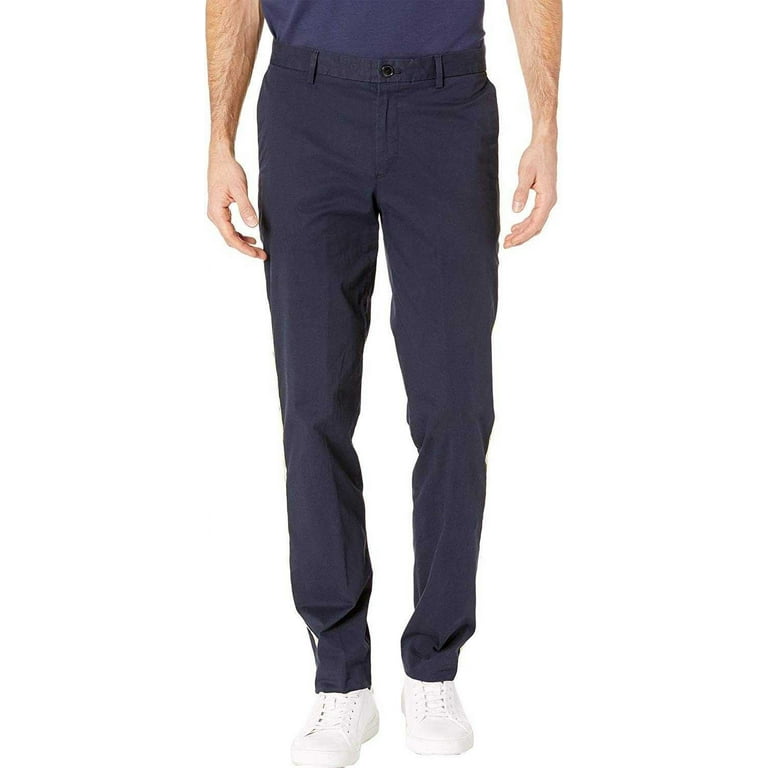 Calvin Klein Men s 4 Pocket Stretch Sateen Fashion Pants Sky Captain 30W x 32L Walmart