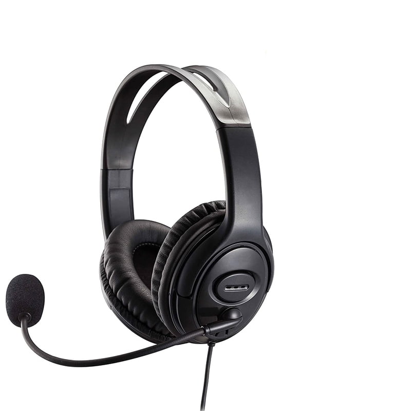 Wired Headset, Stereo Headphones with Noise-Cancelling Microphone, USB