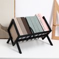 thumbnail image 1 of Luxshiny Magazine Rack Vinyl Record Storage Rack Iron For Adults 1 Set, 1 of 7